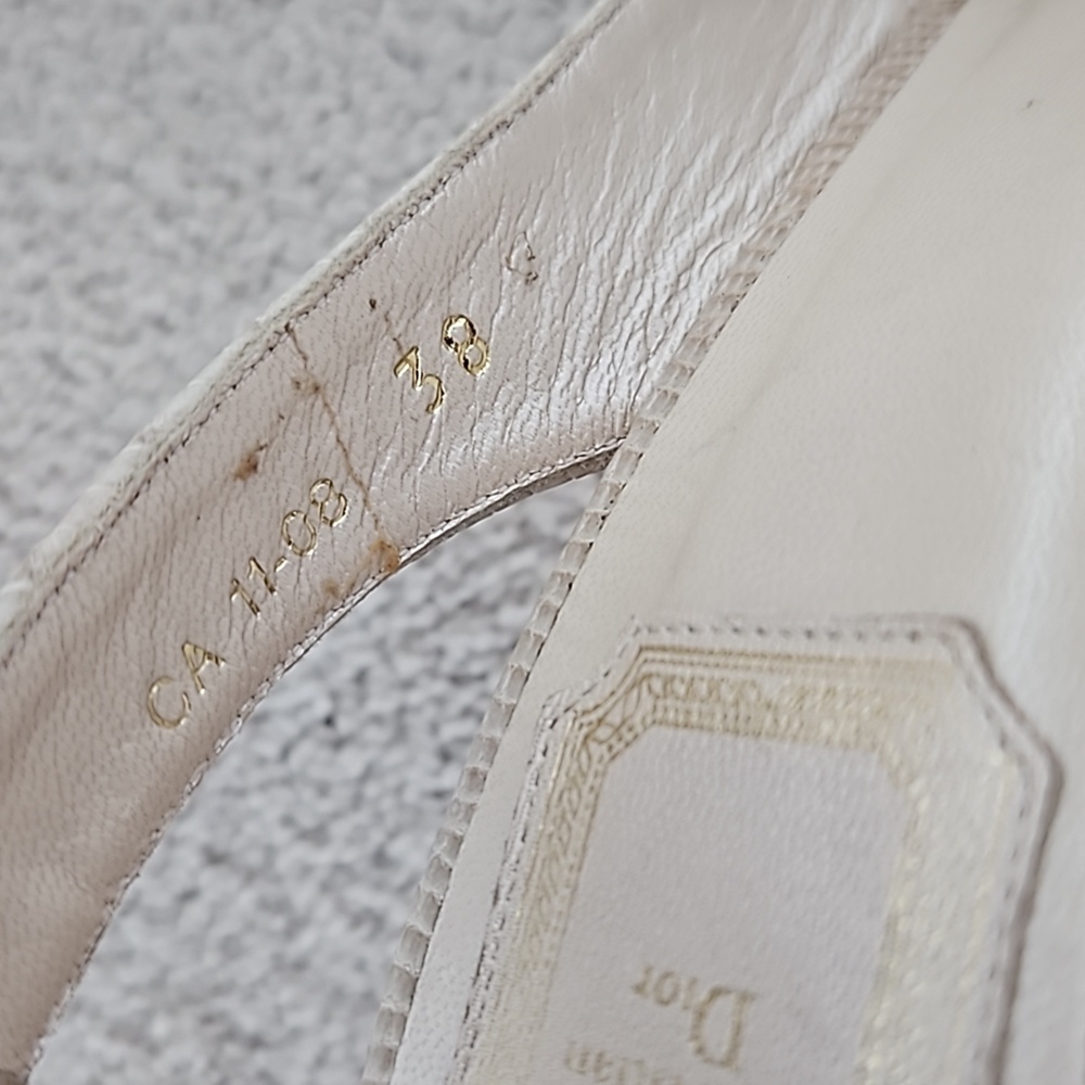 Christian Dior Python Heels Excellent Condition!! - image 5